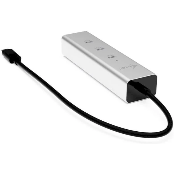i-tec USB-C Charging Metal HUB 5port s USB-C video 8K dokovacia stanica  - Dokovacie stanice - Obrázok O0BK000K01