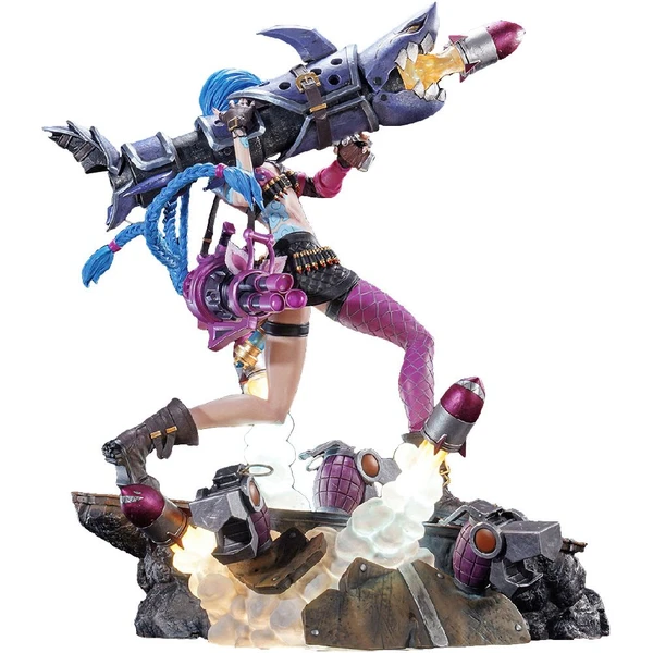 Soška PureArts League of Legends - Jinx & Vi 1/6 Scale Statue Bundle - Sochy a sošky - Obrázok O0Q7000J01