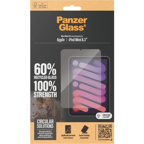 PanzerGlass Platinum tvrdené sklo Apple iPad Mini 8.3" - Ochranné fólie a sklo - Obrázok O0R4000J01