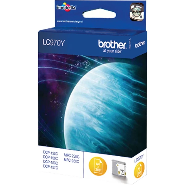 Brother LC970Y atrament žltý - Tonery - Hlavný obrázok