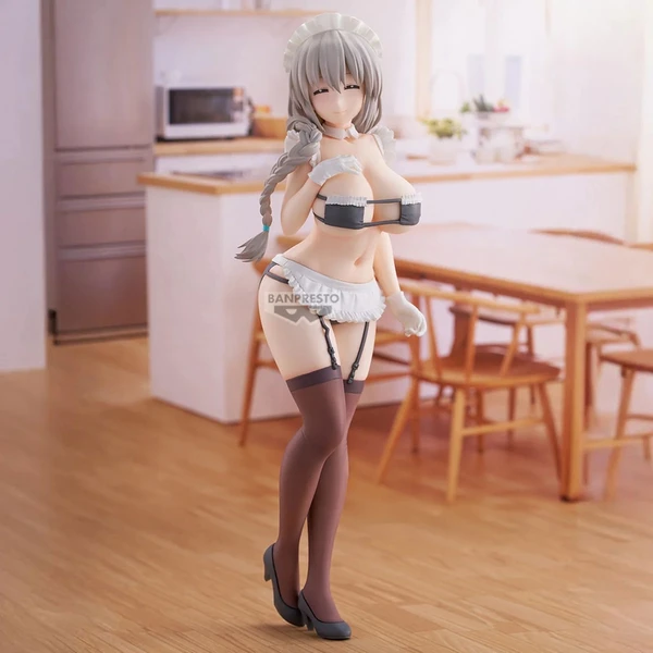 Figúrka Bandai Uzaki-Chan Wants To Hang Out! Glitter&Glamours - Uzaki Tsuki Maid Ver. 27 cm - Figúrky - Obrázok O14M000K01