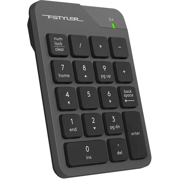 A4tech FGK21C Fstyler numerická klávesnica sivá - Klávesnice - Obrázok O1C9000K01