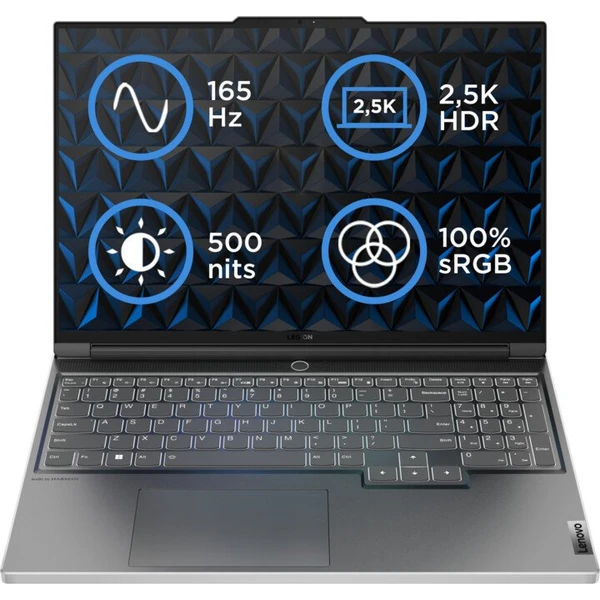 Lenovo Legion S7 16IAH7, sivá - Notebooky - Hlavný obrázok