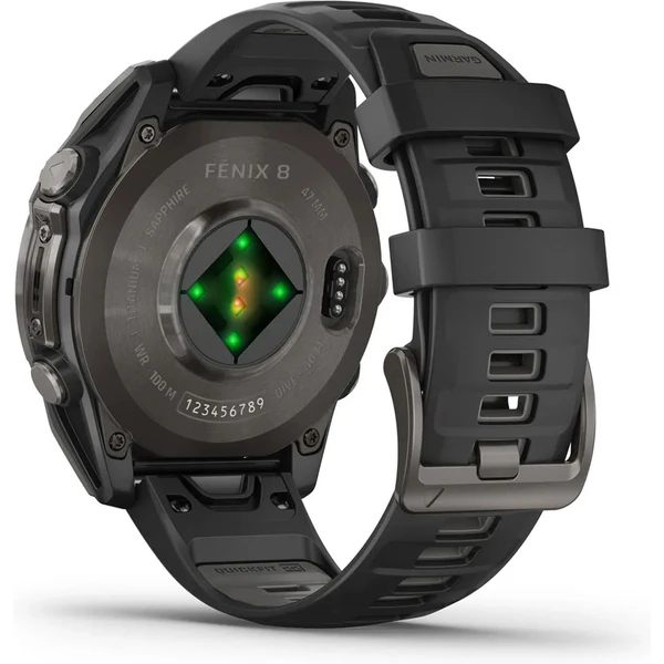 Garmin fenix 8 AMOLED Sapphire 43 mm tmavosivé - Inteligentné hodinky - Obrázok O1LG000J01