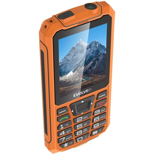 EVOLVEO StrongPhone Z6 vodotesný odolný Dual SIM telefón oranžový - Mobilné telefóny - Obrázok O23F000P01