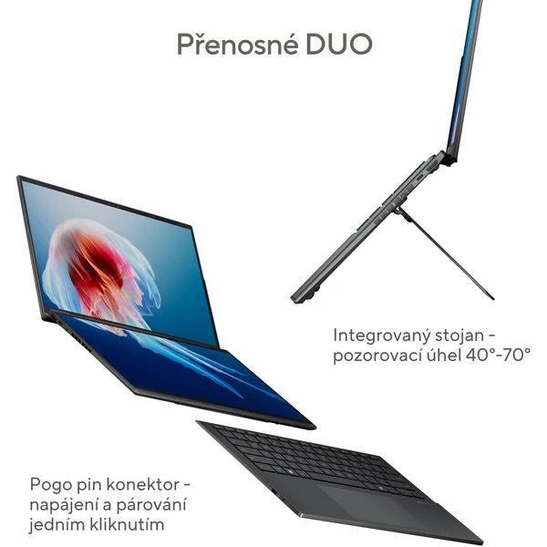 ASUS Zenbook DUO UX8406 (UX8406CA-OLED166X) sivý - Notebooky - Obrázok O29C000P01