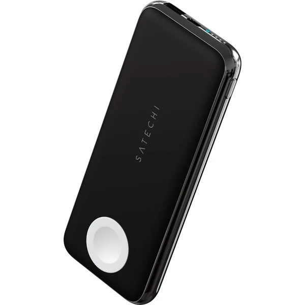 Satechi Quatro bezdrôtová powerbanka 10 000 mAh vesmírne šedá  - Powerbanky - Obrázok O2BT000501