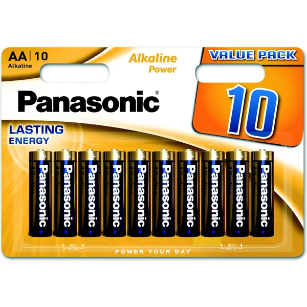 Panasonic AA alkalická batéria, 10 ks - Batérie - Hlavný obrázok
