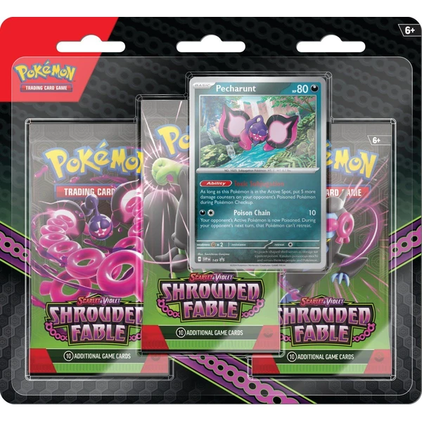Pokémon TCG: SV6.5 Shrouded Fable - 3 Blister - Pokémon karty - Hlavný obrázok