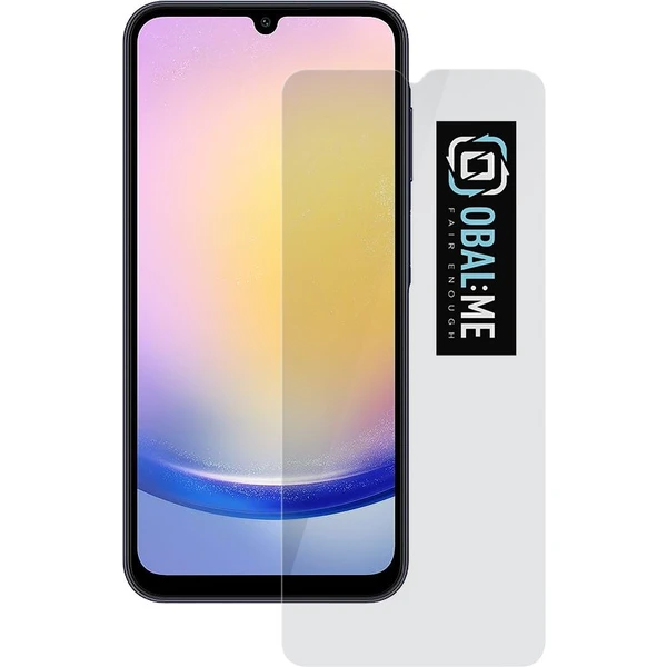 Obal:Me 2.5D Tvrdené sklo Samsung Galaxy A25 5G číre - Ochranné fólie a sklo - Hlavný obrázok