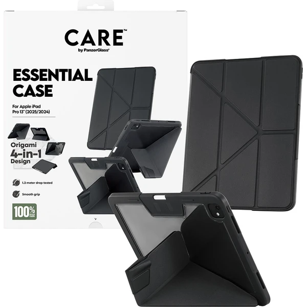 PanzerGlass® CARE 4v1 Essential puzdro Apple iPad Pro 13" (2025/2024) čierne - Puzdra - Hlavný obrázok
