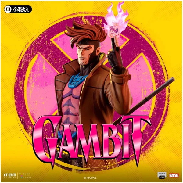 Soška Iron Studios Art Scale 1/10 Marvel: X-Men '97 - Gambit 23 cm - Sochy a sošky - Obrázok O2Z9000K01