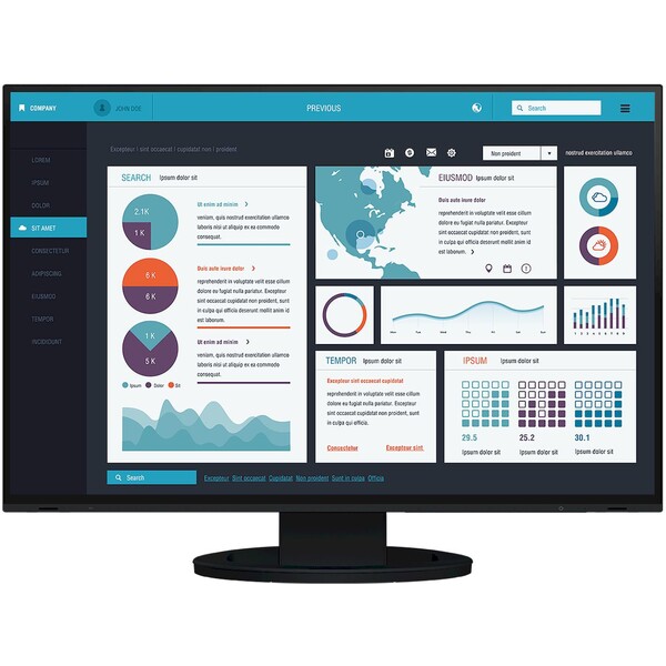 EIZO FlexScan EV2495-BK monitor 24