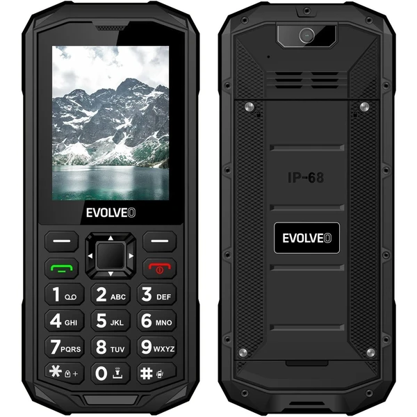 EVOLVEO StrongPhone X5 vodotesný odolný Dual SIM telefón čierno-sivý - Mobilné telefóny - Hlavný obrázok