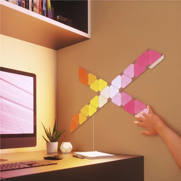 Nanoleaf Shapes Triangles Mini Expansion Pack (10 ks) inteligentné modulárne osvetlenie - Inteligentné osvetlenie - Obrázok O353000501