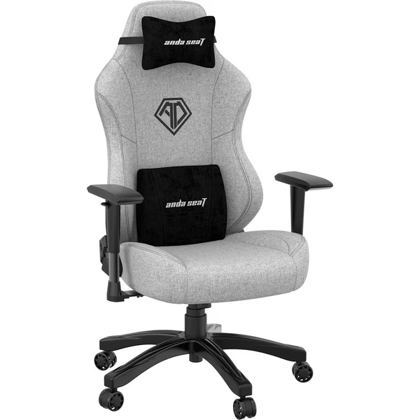 Anda Seat Phantom 3 L látkové herné kreslo sivé - Stoličky - Obrázok O354000P01