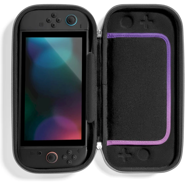 Tomtoc FancyCase cestovné puzdro pre Nintendo Switch 2 fialové - Puzdra - Obrázok O3JE000O01