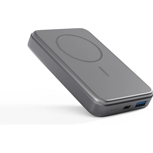 iWant Mag+ MagSafe hliníková powerbanka 10000 mAh vesmírne šedá - Powerbanky - Obrázok O3U6000P01