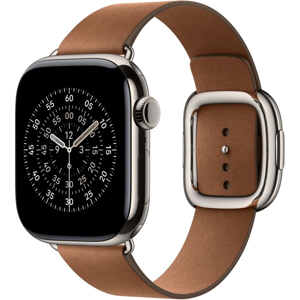 Apple Watch 42/41/40/38mm karamelový remienok s modernou prackou strednej