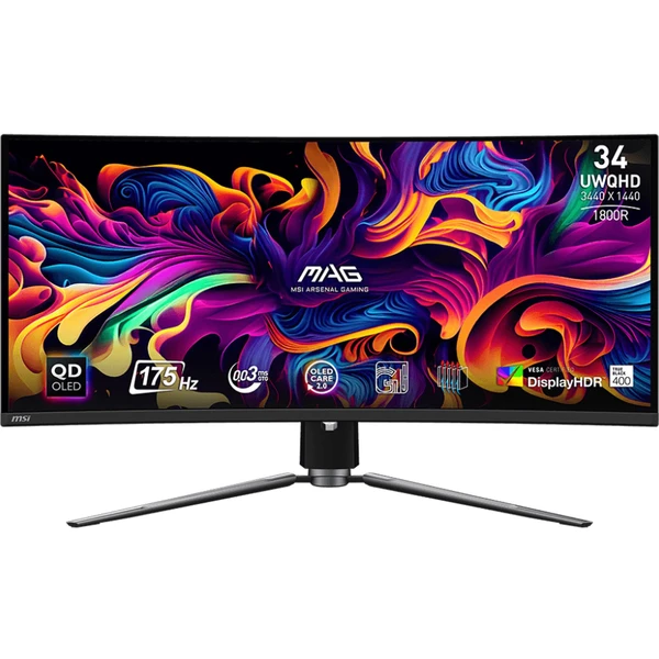 MSI MAG 341CQP QD-OLED herný monitor 34' - Monitory - Hlavný obrázok