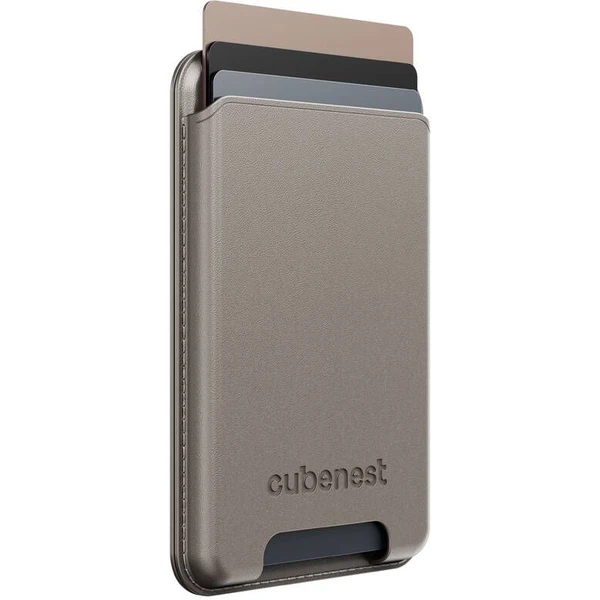 CubeNest Magnetic Wallet Stand MagSafe peňaženka zlatá - Peňaženky - Obrázok O4DF000L01