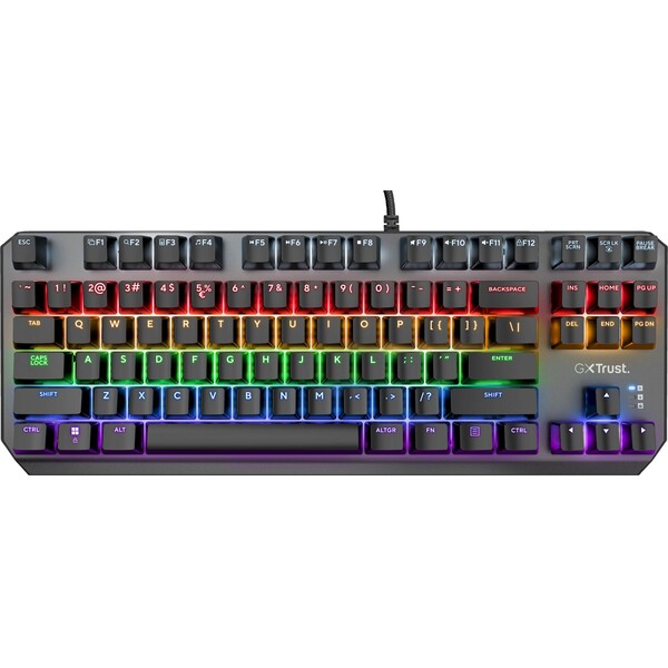 E-shop Trust GXT 834 Callaz TKL herná mechanická klávesnica (US) čierna