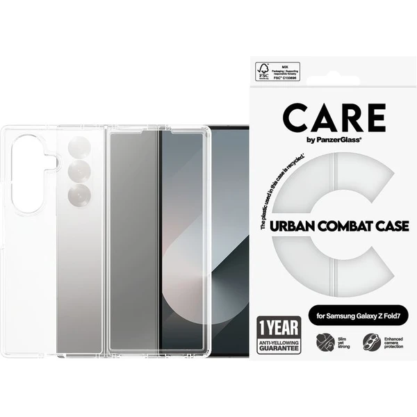 PanzerGlass® CARE Urban kryt Samsung Galaxy Z Fold7 číry - Puzdra - Obrázok O4SE000K01