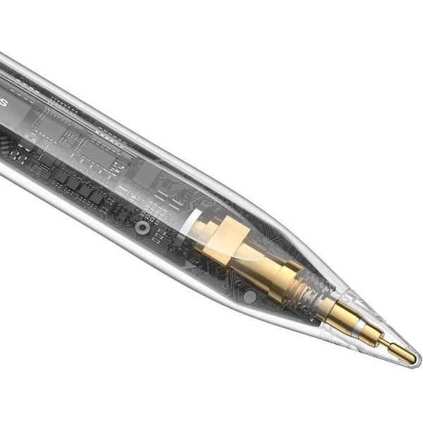 Baseus Smooth Writing 2 stylus s LED indikátormi stavu batérie (aktívny + pasívny) biely - Stylusy - Obrázok O4UF000P01