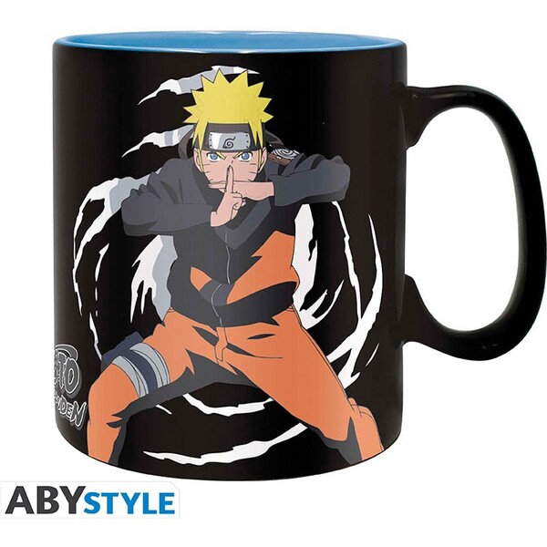 Hrnček Naruto Shippuden - Naruto & Kurama 460 ml (king size)