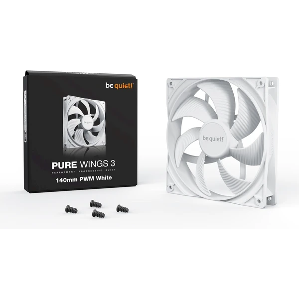 Be quiet! Pure Wings 3 140mm PWM biely - Ventilátory pre PC - Obrázok O53B000L01