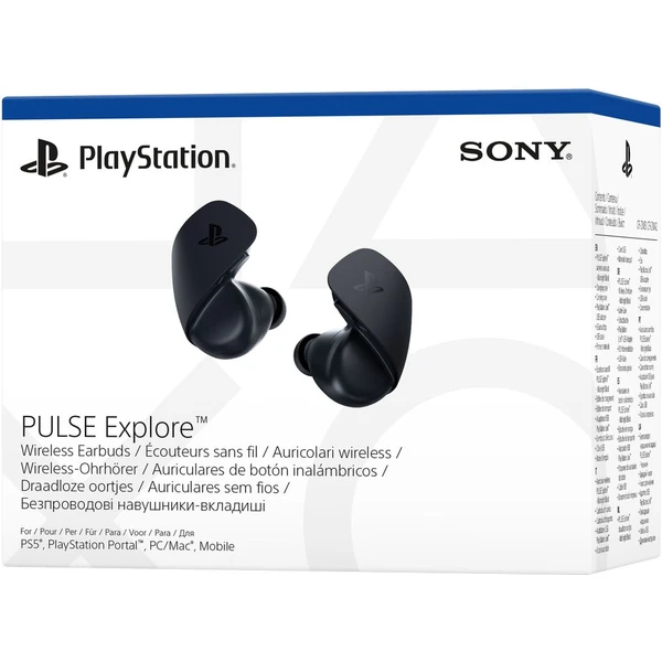 PlayStation Earbuds Pulse Explore bezdrôtové slúchadlá Midnight black - Slúchadlá - Obrázok O53D000L01