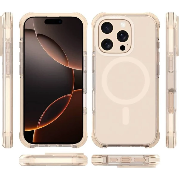 Cubenest MagPro Strong Guard kryt iPhone 16 Pro zlatý - Puzdra - Obrázok O5DF000L01