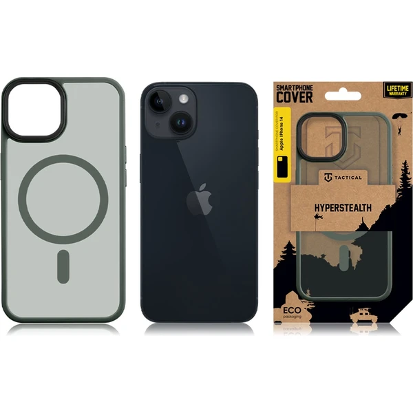 Tactical MagForce Hyperstealth kryt iPhone 14 Forest Green - Puzdra - Obrázok O5G1000701