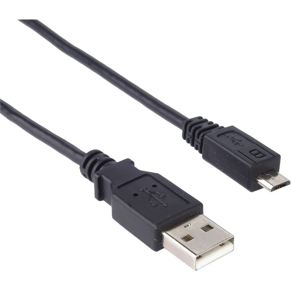 PremiumCord USB-A/MicroUSB-B napájací kábel 0,2m čierny - Káble a redukcie - Hlavný obrázok