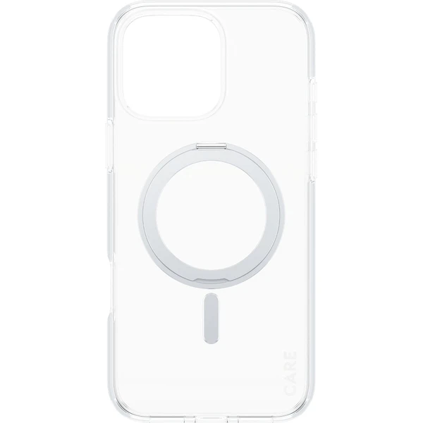 PanzerGlass® CARE kryt Apple iPhone 16 Pro Max MagSafe KickStand číry/sivý - Puzdra - Obrázok O608000P01