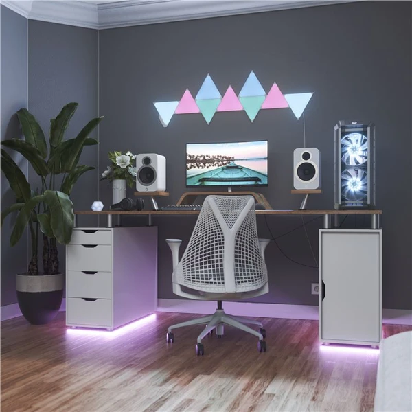 Nanoleaf Shapes Triangles Starter Kit (9 ks) inteligentné modulárne osvetlenie - Inteligentné osvetlenie - Obrázok O653000501