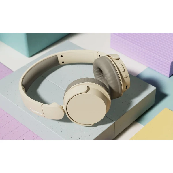 Philips TAH3209 bezdrôtové slúchadlá cez hlavu béžová - Slúchadlá - Obrázok O65D000O01