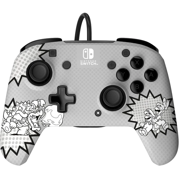 PDP drôtový ovládač Rematch Comic Mario (Switch) - Herné ovládače - Hlavný obrázok