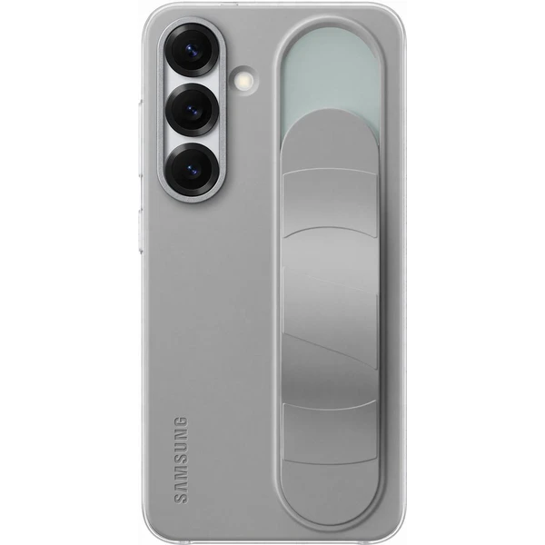 Samsung Standing Grip Case kryt s pútkom Galaxy S25 sivý - Puzdra - Obrázok O6CC000J01