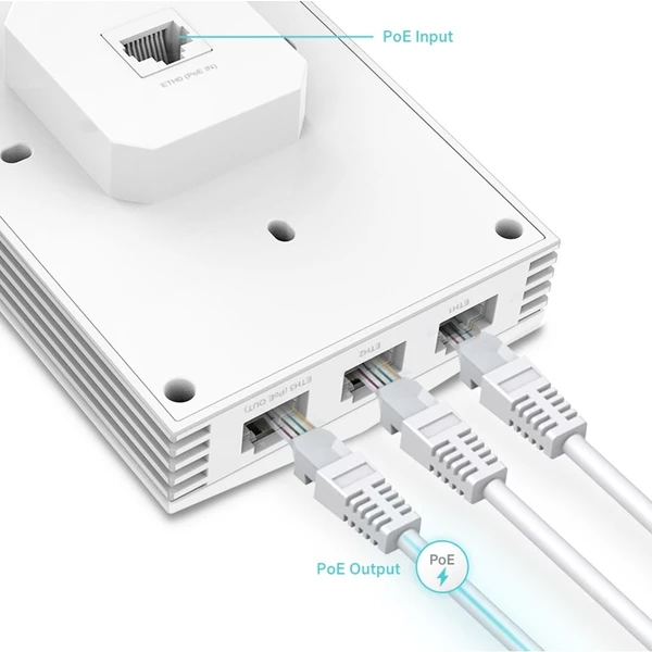 TP-Link EAP655-wall prístupový bod biely - Access pointy - Obrázok O6F5700301