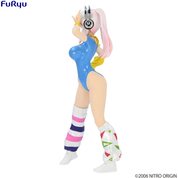 Soška Fury Super Sonico - Super Sonico Concept Outfit 80's (Blue Version) 18 cm - Sochy a sošky - Obrázok O6IA000P01