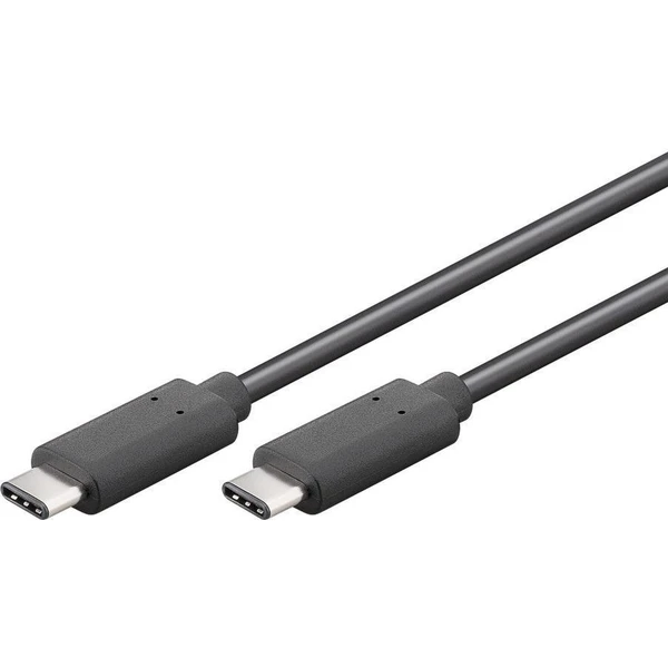 PremiumCord USB-C/USB-C napájací kábel 10W 0,5m čierny - Káble a redukcie - Hlavný obrázok