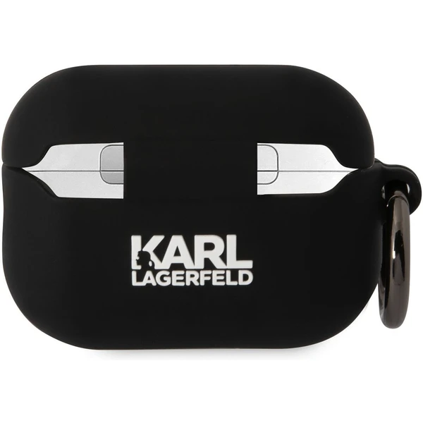 Karl Lagerfeld 3D Logo NFT Karl and Choupette puzdro AirPods Pro 2 čierne - Puzdra - Obrázok O6N6000701