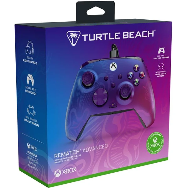 Turtle Beach herný ovládač Rematch Advanced NonGlow Purple Fade (XBOX/PC) - Herné ovládače - Obrázok O6QH000K01