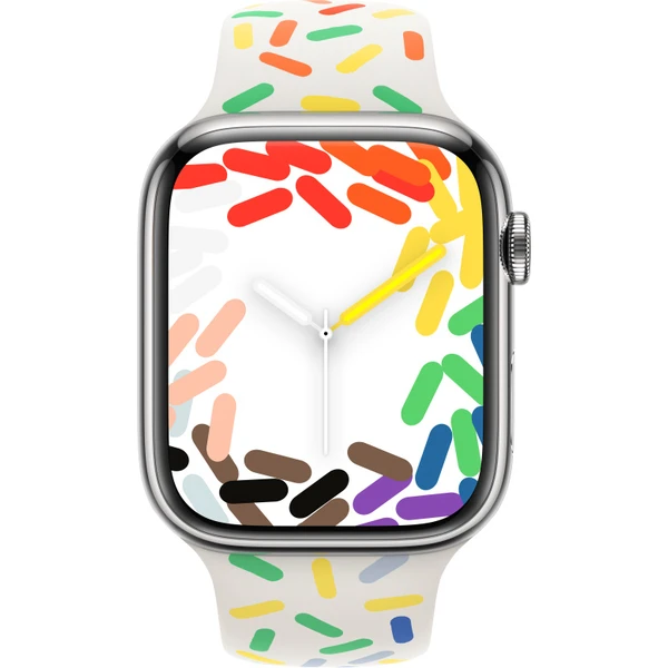 Apple Watch 49/45/44/42mm športový remienok Pride Edition S/M - Remienky - Obrázok O729000601