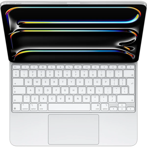Apple Magic Keyboard (2024) iPad Pro 13" klávesnica CZ biela (Kategória B) - Puzdra s klávesnicou - Obrázok O734000P01