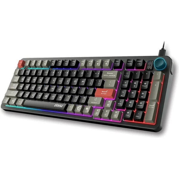MSI FORGE GK110 herná klávesnica (CZ/SK) čierna - Klávesnice - Obrázok O74L000K01