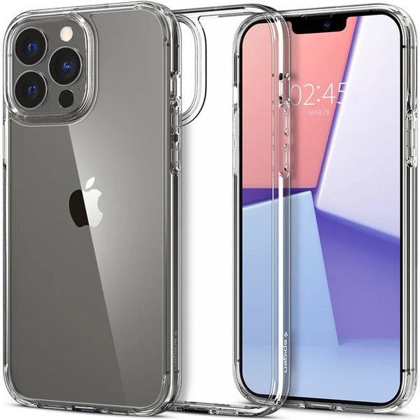 Spigen Crystal Hybrid kryt iPhone 13 Pro Max číry - Puzdra - Hlavný obrázok