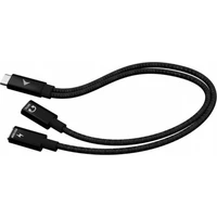 i-tec USB-C/2x USB-C redukcia 100W 0,3m čierna - Káble a redukcie
