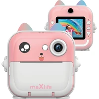 Maxlife MXPC-100 detský fotoaparát s tlačiarňou ružový - Fotoaparáty